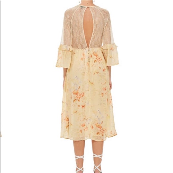 Topshop lace meadow midi dress - Picture 3 of 6